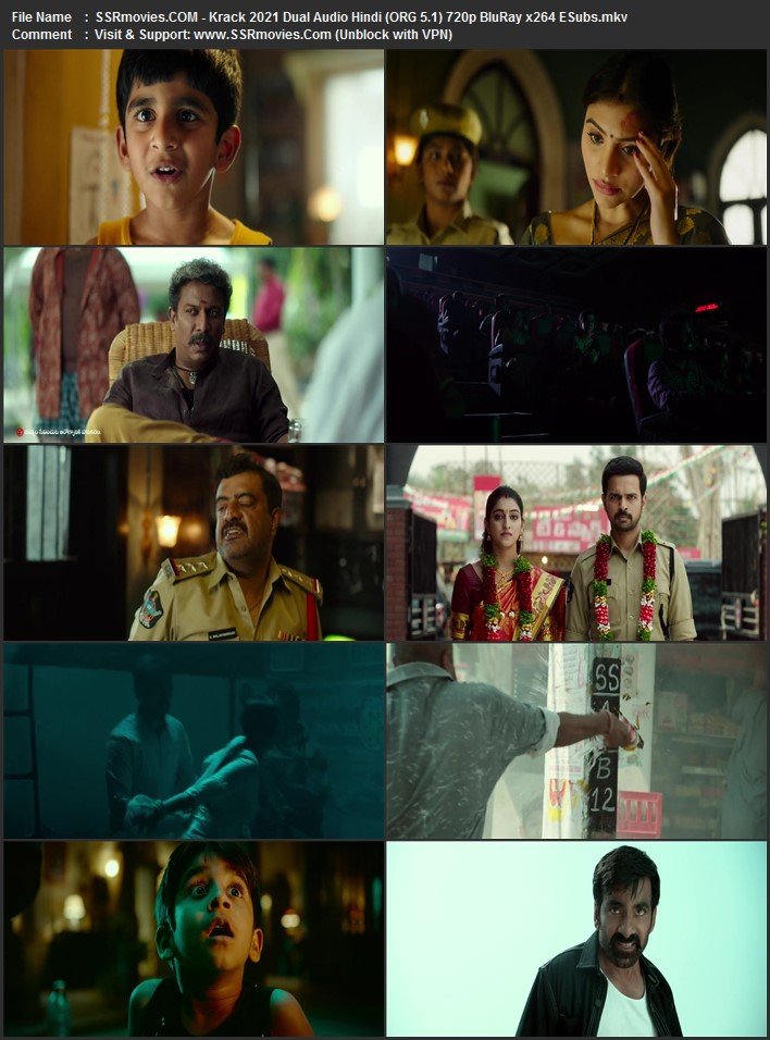 Krack 2021 Dual Audio Hindi (ORG 5.1) 1080p 720p 480p BluRay x264 ESubs