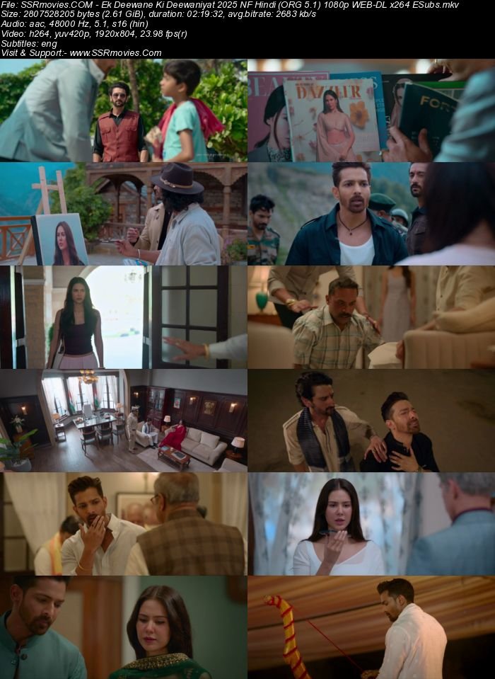 Ek Deewane Ki Deewaniyat 2025 Hindi (ORG 5.1) 1080p 720p 480p WEB-DL x264 ESubs