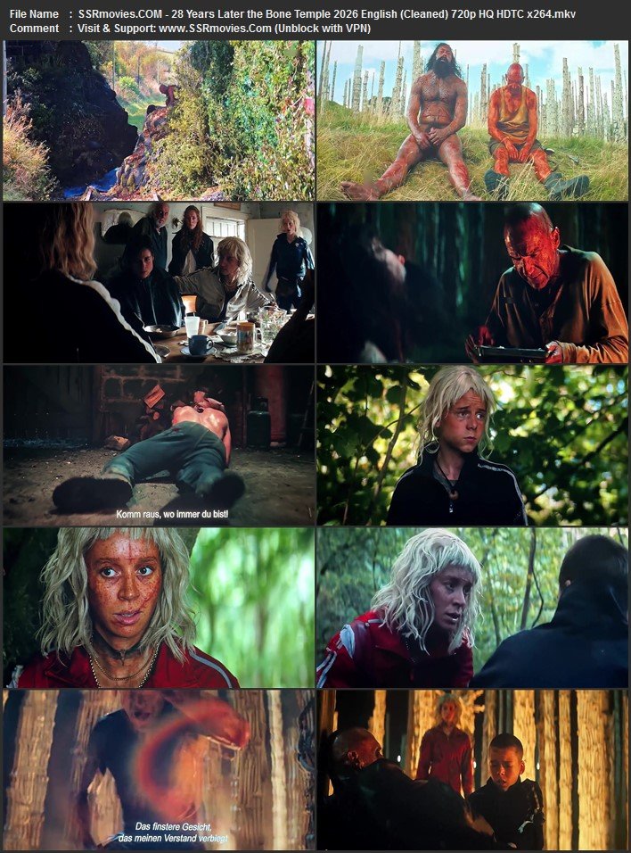 28 Years Later: The Bone Temple 2026 English (Cleaned) 1080p 720p 480p HQ HDTC x264 ESubs