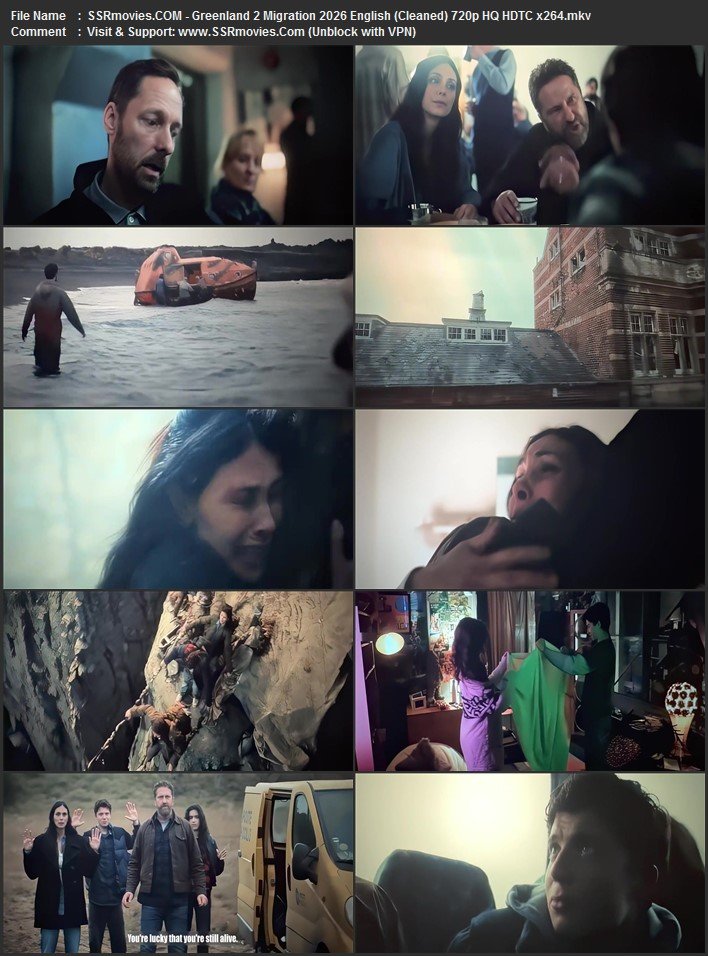 Greenland 2: Migration 2026 English (Cleaned) 1080p 720p 480p HQ HDTC x264 ESubs