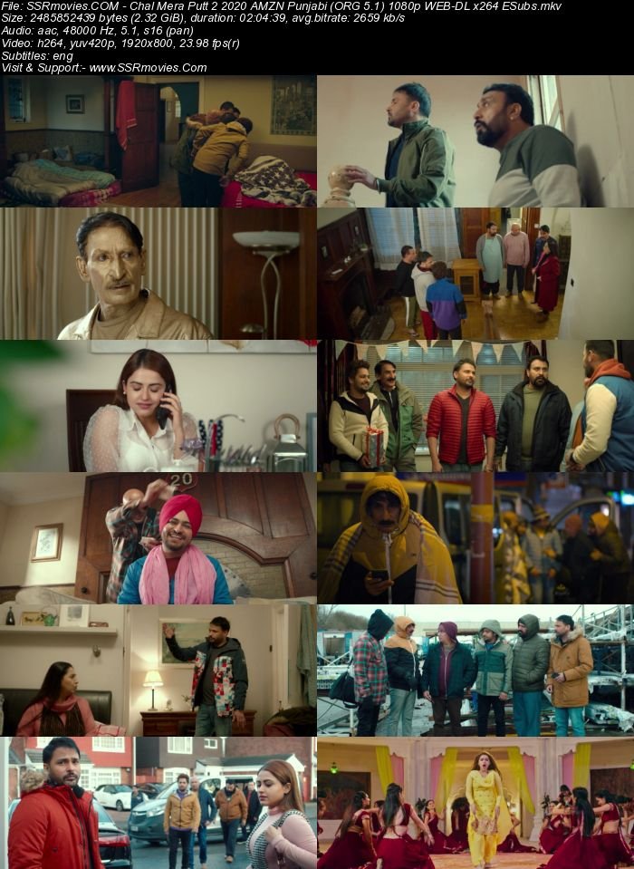 Chal Mera Putt 2 2020 Punjabi (ORG 5.1) 1080p 720p 480p WEB-DL x264 ESubs Complete Film