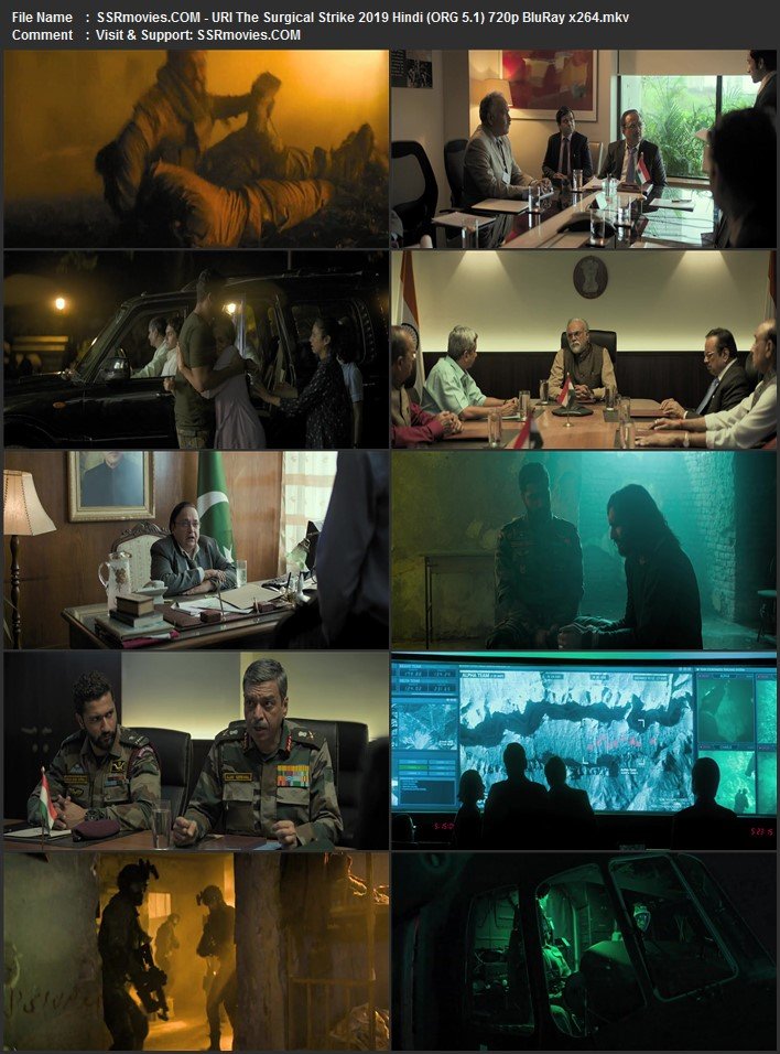 Uri: The Surgical Strike 2019 Hindi (ORG 5.1) 1080p 720p 480p BluRay x264 ESubs