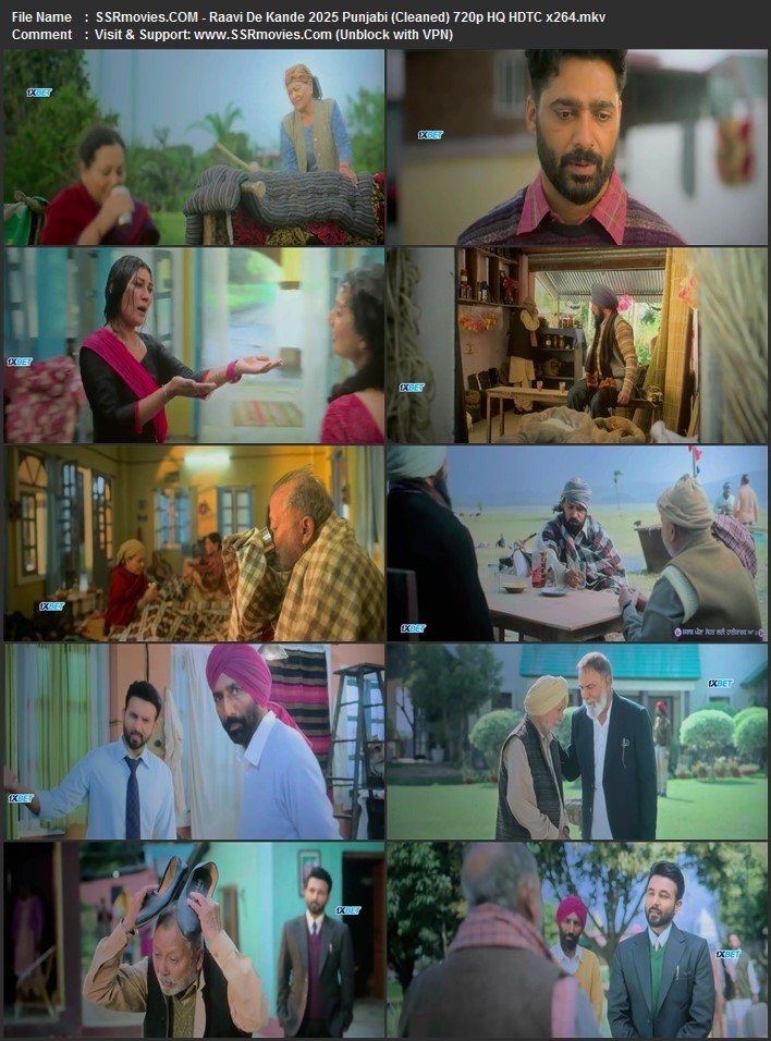 Raavi De Kande 2025 Punjabi (Cleaned) 1080p 720p 480p HQ HDTC x264 ESubs