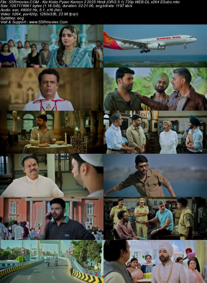 Kis Kisko Pyaar Karoon 2 2025 Hindi (ORG 5.1) 4K 1080p 720p 480p WEB-DL x264 ESubs